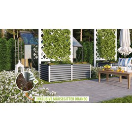 Hochbeet Linus 630, granit/alu - Set