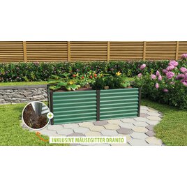 Hochbeet Linus 630, seegras/schwarz - Set