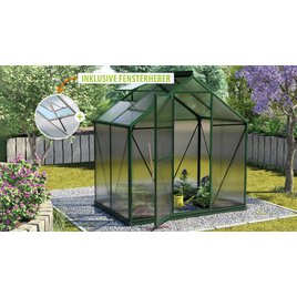Gewächshaus Triton 2500 HKP 6mm, smaragd - Set