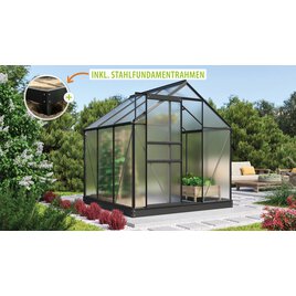 Gewächshaus Comet 3800 HKP4mm, schwarz - Set