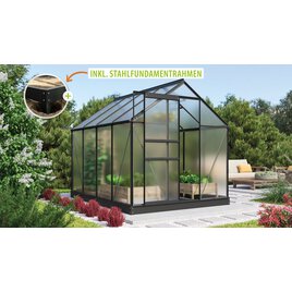 Gewächshaus Comet 5000 HKP4mm, schwarz - Set