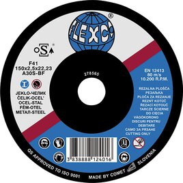 Stahl-Trennscheibe 150 x 2,5 x 22,2 mm