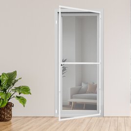 Insekten-Klapptür 100 x 210 cm Weiß