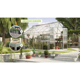 Gewächshaus Uranus 9900 ESG 3mm - Set