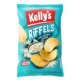 Kelly's Riffels Sour Cream 130g