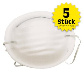 5 Einweg-Hygienemasken