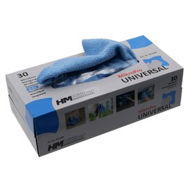 Universal Microfasertuch-Box, blau 30-tlg