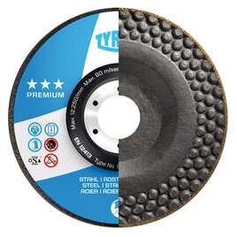 Premium-Noppen-Inox-Rondeller A 36 BF 125 x 4,5x 22,23 mm