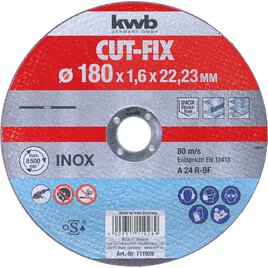 CUT-FIX® Trennscheiben extra dünn, Metallbearbeitung, Ø 180 mm