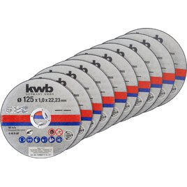 Dünntrennscheiben-Set 125x1,0, 10-tlg