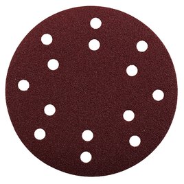 5 Klett-Schleifscheiben 150 mm Ø, K 80, gelocht