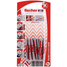 8 Dübel Duopower 6 x 50 mm