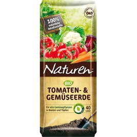 Naturen Bio Tomaten- Gemüseerde 40 Liter Kultursubstrat Gemüse Pflanzen 