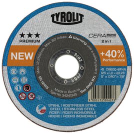 Keramik-Inox-Cerabond-Trennscheibe 115 x 22,2 x 1 mm