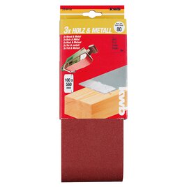 3 Stk. Schleifbänder 100 x 560 mm K 150