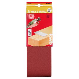 3 Stk. Schleifbänder 100 x 610 mm K 100