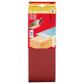 3 Stk. Schleifbänder 105 x 620 mm K 40