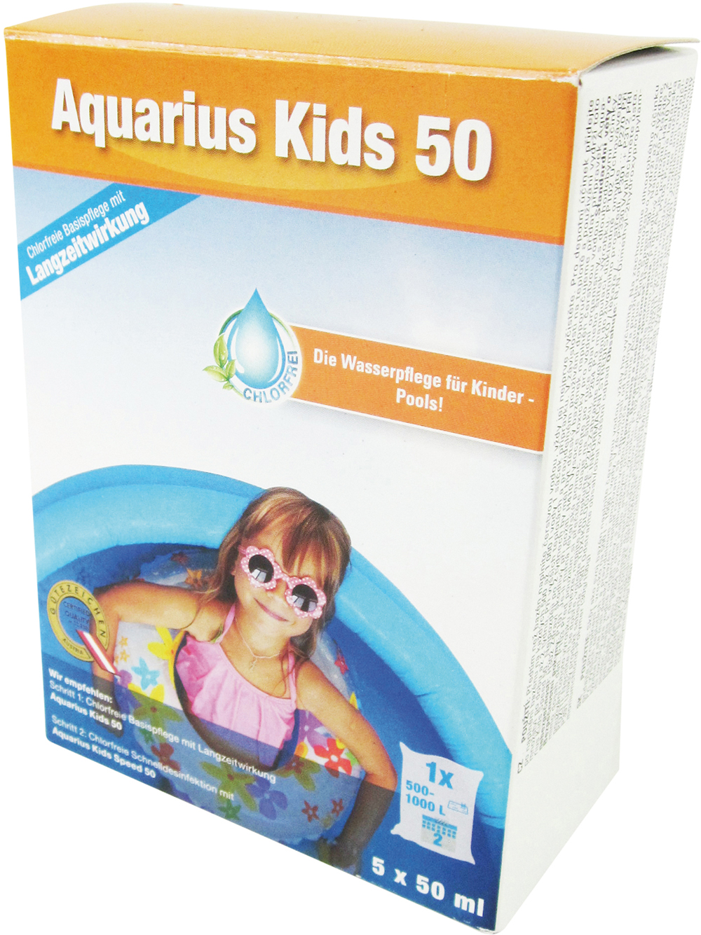 Aquarius Kids Wasserpflege für Kinderpools Planschbecken gegen Algen und Pilze 