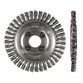 Rundbürste 115 x 6 mm gezopft grob