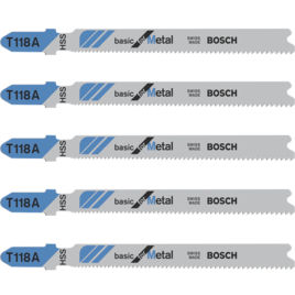 5 Stichsägeblätter T 118 A