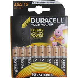 16 Batterien Plus Power Micro AAA