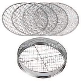 Gartensieb Edelstahl 5 in 1