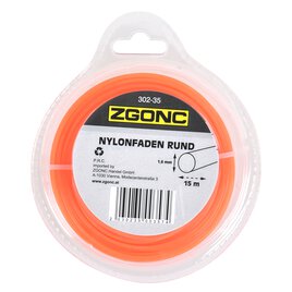 15 m Nylonfaden rund 1,6 mm