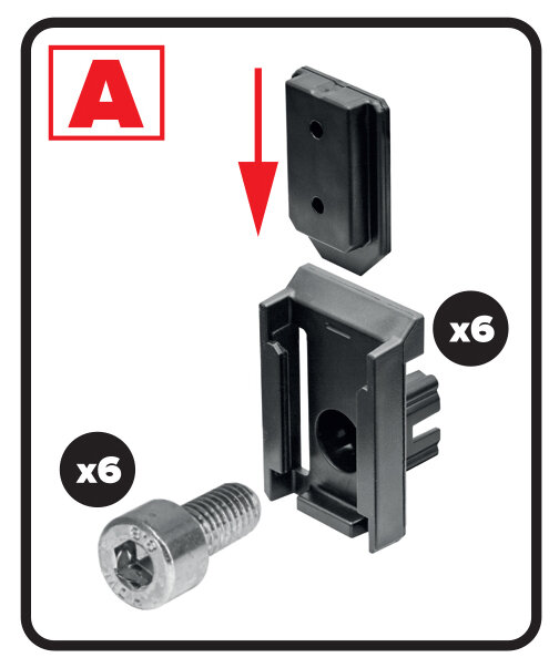 Qbrick System Custom Konektory Set 2 + Organizér PRO Multi Pro Boxy černé