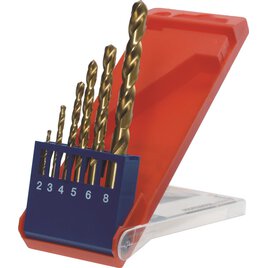 TITAN HSS Spiralbohrersatz, 6-tlg.