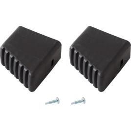 2 Fußkappen 40 x 20 mm