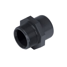 PVC-Übergangs-Muffennippel 32 Ø x 1"