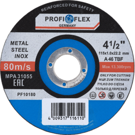 Trennscheibe 115x1 mm