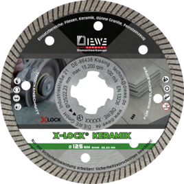 Diamant-Trennscheibe Turbo Fine Cut 125 mm Ø