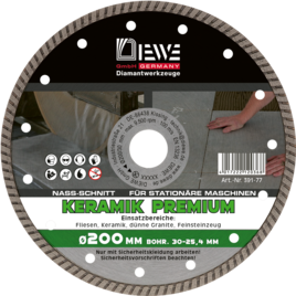 Diamanttrennscheibe KERAMIK Turbo Fine 200