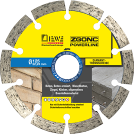 Diamanttrennscheibe POWERLINE Universal Beton 125