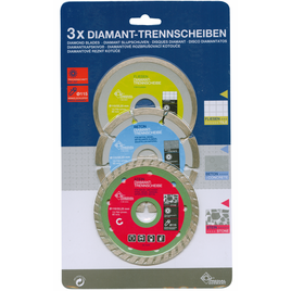 Diamanttrennscheiben 3x110mm
