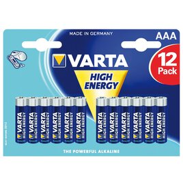 12 Batterien High Energy Micro AAA