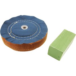 Schwabbelscheibe + Polierpaste