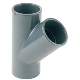 PVC-T-Stück 32 mm Ø 45°