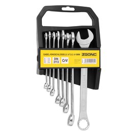 Gabel-Ringschlüsselsatz 8-tlg. 8-19 mm