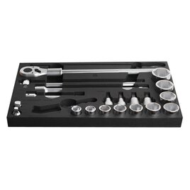 SOS Modul - Steckschlüssel-Sortiment 3/4" 22-teilig