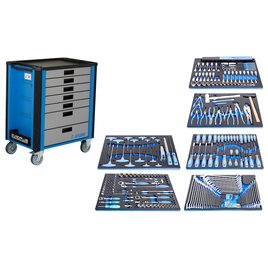 Werkzeugwagen 940PLUS3 mit Werkzeug-Set in SOS-Modulen 296 teilig