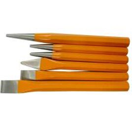 Meißel-/ Körner- und Durchtreiber-Satz 6-tlg.