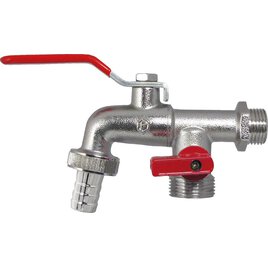 Auslaufkugelhahn 1/2", verchromt