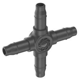 10 Micro-Drip-System Kreuzstücke 4,6 mm (3/16")