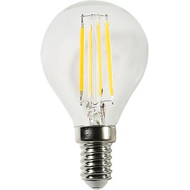 Filament-LED-Tropfenlampe E 14, 4 W
