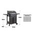 Gasgrill 3 Brenner + Seitenkocher