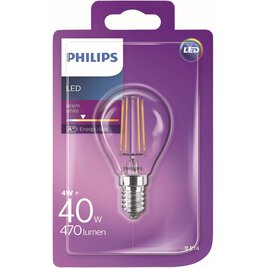 Filament-LED-Tropfen-Lampe E 14, 4 W
