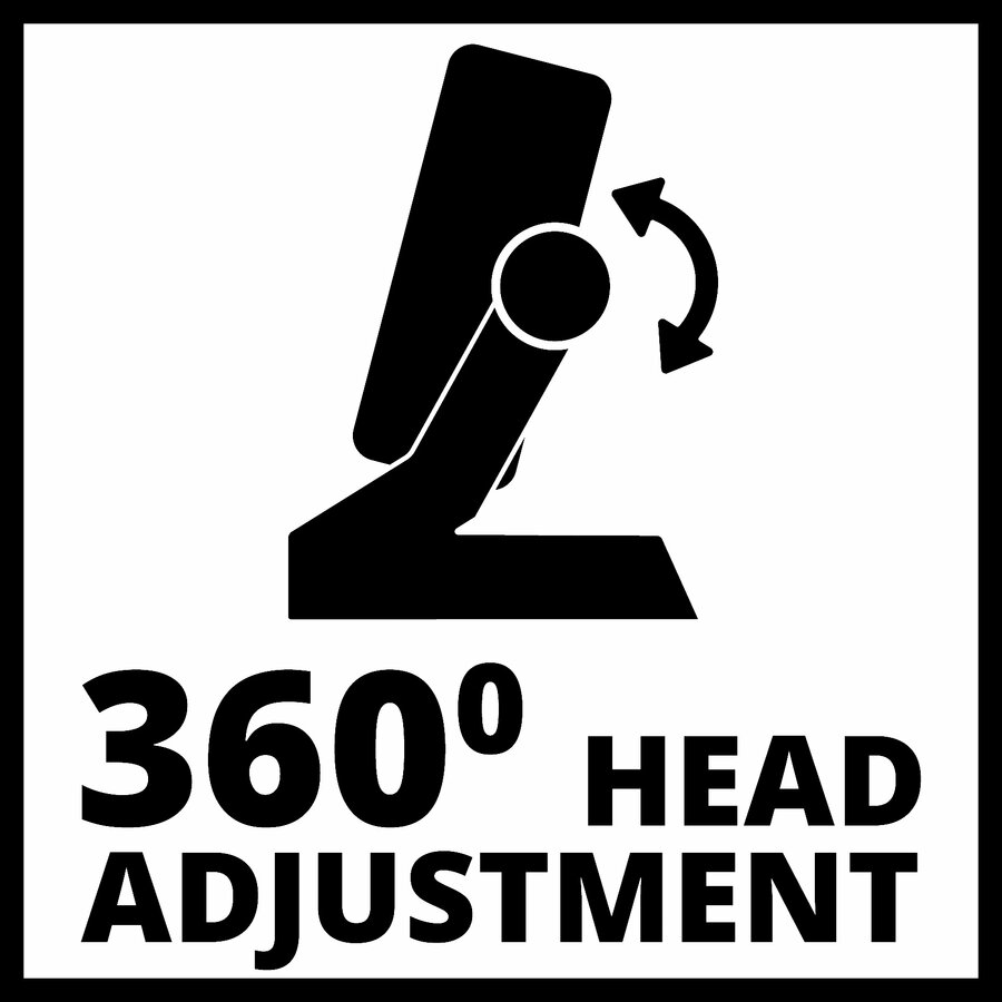 Einhell Akku-Ventilator GE-CF 18/2200 Li - Kabellos, 3 Stufen, Bis 18 H Laufzeit