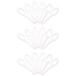 24 Kunststoffmesser, 23 cm